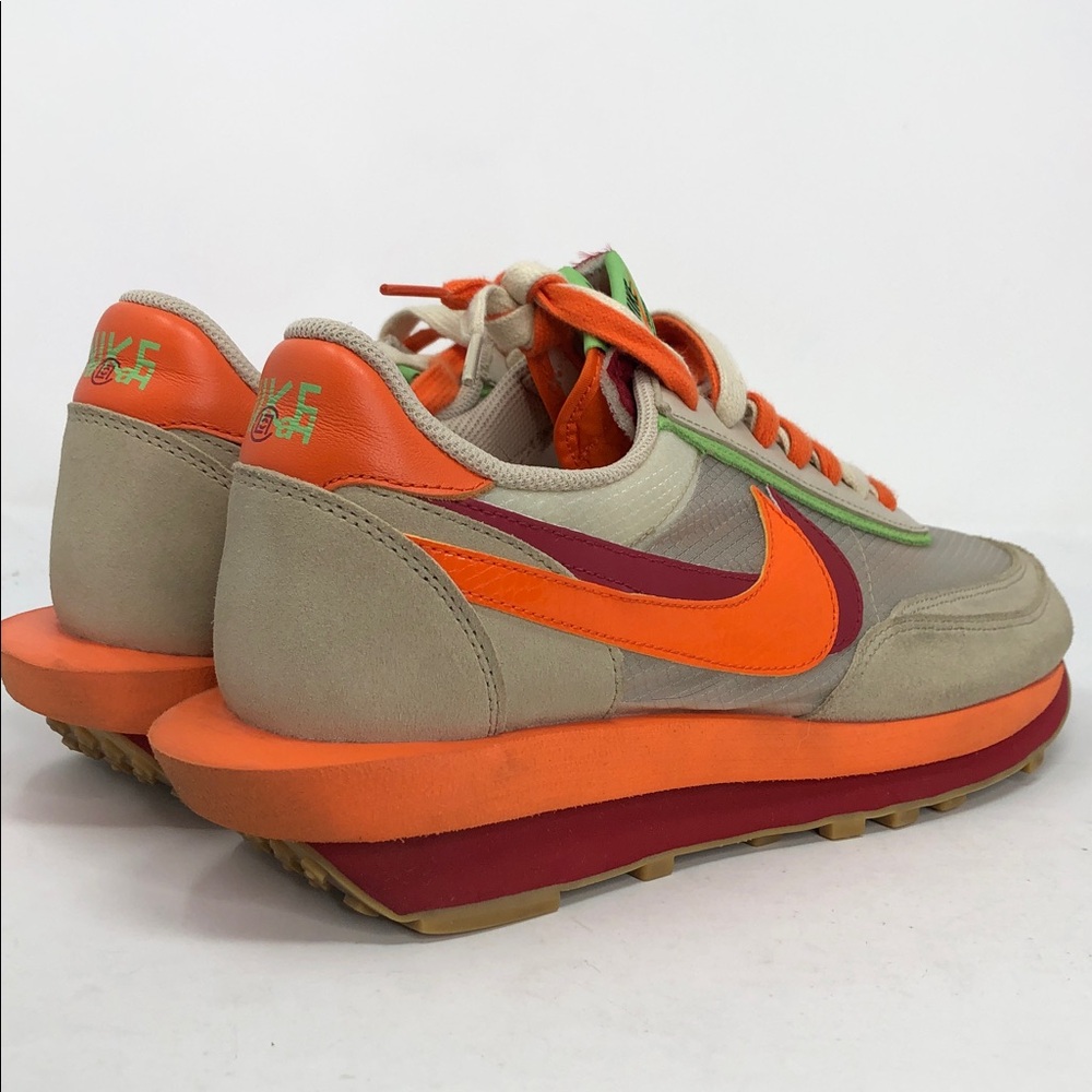 Nike Mens LD Waffle Sacai x Clot Kiss Of Death 2 DH1347-100 Shoes - Size 11 - Picture 9 of 15